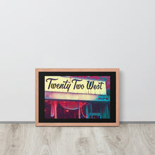 FRAMED POSTER: TWENTY TWO WEST: Harlem Streets 1920 -1998-The Art Collection