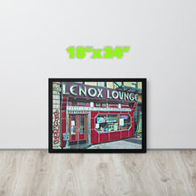 FRAMED POSTER: LENOX LOUNGE: Harlem Streets 1920 - 1998 -The Art Collection