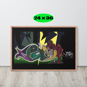 GRAFFITI FRAMED POSTER: Kaught