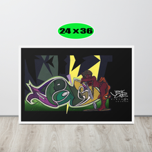 GRAFFITI FRAMED POSTER: Kaught