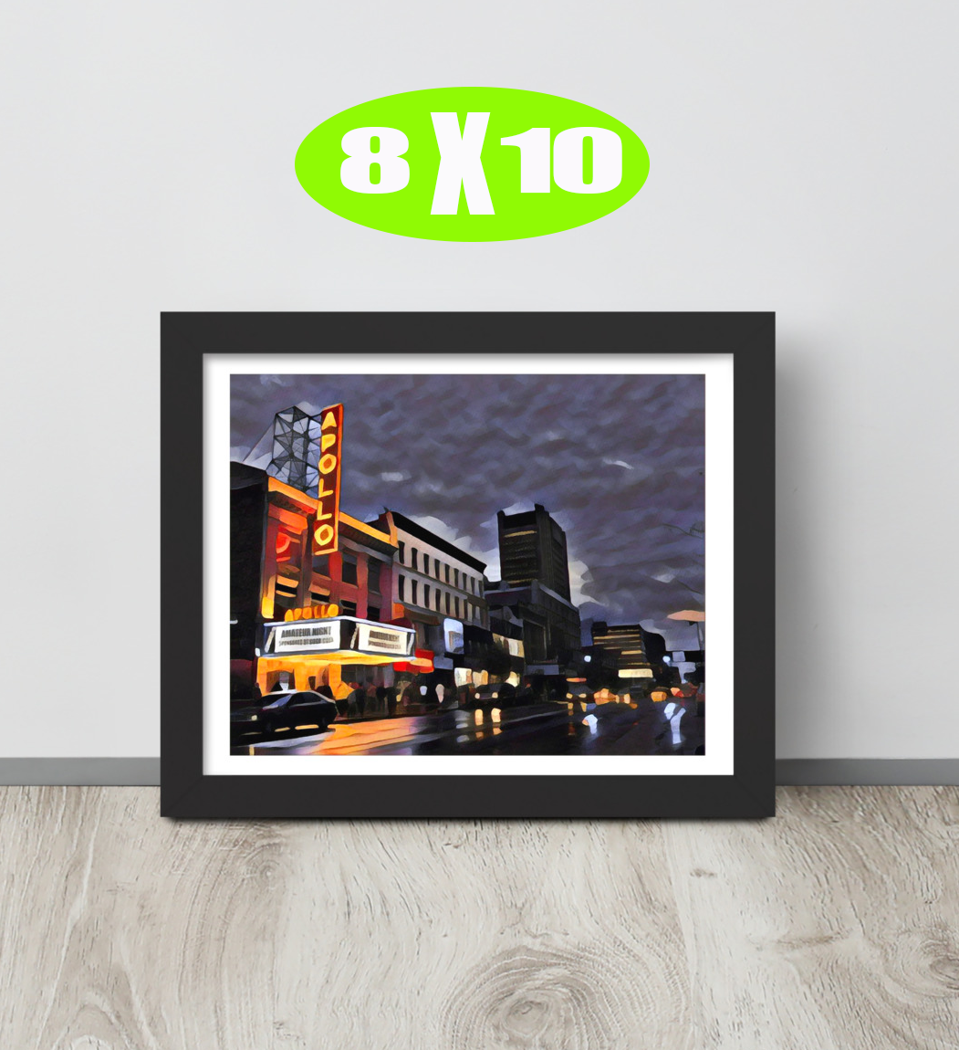 FRAMED POSTER: The Apollo Theatre: Harlem Streets 1920 - 1998-The Art Collection