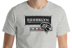 SHORT SLEEVE TEE  (uniSex) : BROOKLYN (tiled classic)