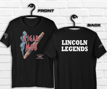 SHORT SLEEVE TEE SHIRT (uniSex): CIGAR MOB -LINCOLN LEGENDS