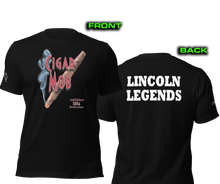 SHORT SLEEVE TEE SHIRT (uniSex): CIGAR MOB -LINCOLN LEGENDS