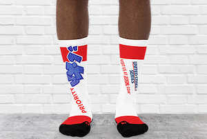 JK1 -PRIORITY Basketball socks