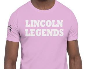 SHORT SLEEVE TEE SHIRT (uniSex): LINCOLN LEGENDS -2175 PROJECT $UCCE$$