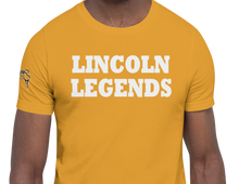 SHORT SLEEVE TEE SHIRT (uniSex): LINCOLN LEGENDS -2144 PROJECT $UCCE$$