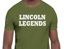 SHORT SLEEVE TEE SHIRT (uniSex): LINCOLN LEGENDS -2144 PROJECT $UCCE$$