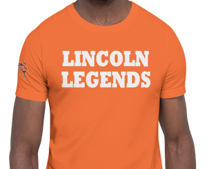 SHORT SLEEVE TEE SHIRT (uniSex): LINCOLN LEGENDS -2155 PROJECT $UCCE$$