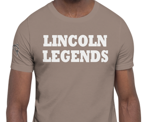 SHORT SLEEVE TEE SHIRT (uniSex): LINCOLN LEGENDS -2201 PROJECT $UCCE$$