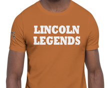 SHORT SLEEVE TEE SHIRT (uniSex): LINCOLN LEGENDS -2155 PROJECT $UCCE$$