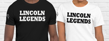 SHORT SLEEVE TEE SHIRT (uniSex): LINCOLN LEGENDS -2144 PROJECT $UCCE$$