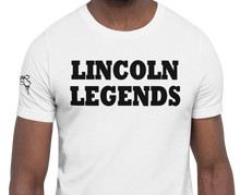 SHORT SLEEVE TEE SHIRT (uniSex): LINCOLN LEGENDS -2144 PROJECT $UCCE$$