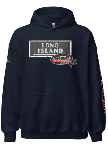 HOODIE (uniSex) : LONG ISLAND (tiled) NYCollection 2022