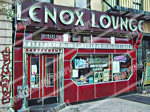 FRAMED POSTER: LENOX LOUNGE: Harlem Streets 1920 - 1998 -The Art Collection