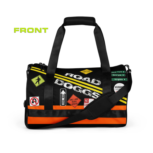 GYM BAG (Essential): OSACC* -JECKONE collab -ROAD DOGG  (SafetyOrange)