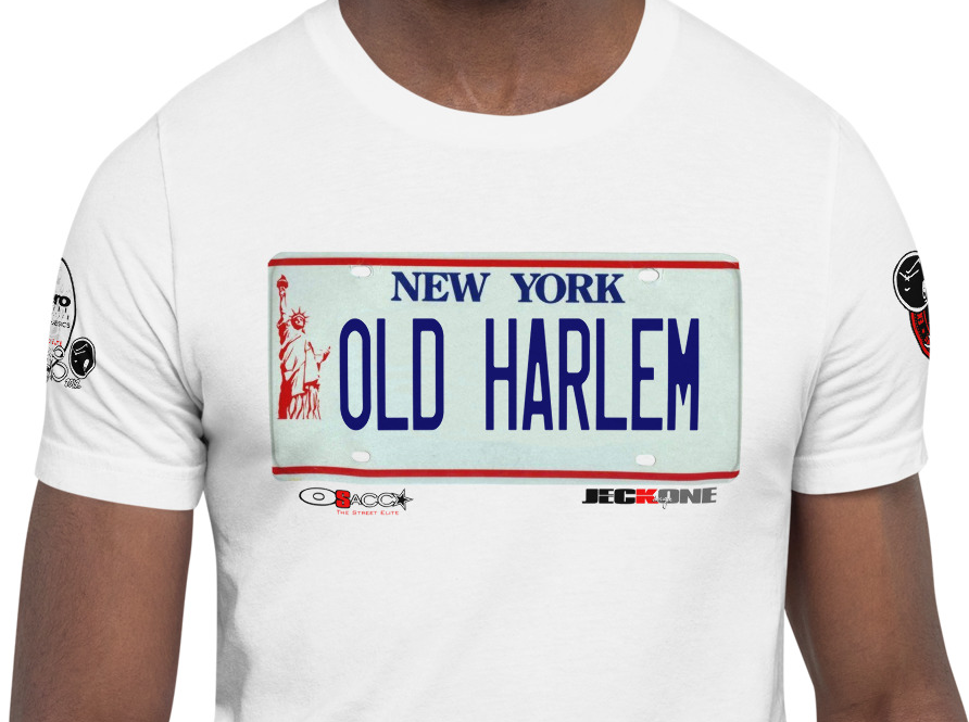 SHORT SLEEVE TEE SHIRT (uniSex) : OLD HARLEM 2019 (JECKONE X oeroSTREETautomotive Custom Classics)