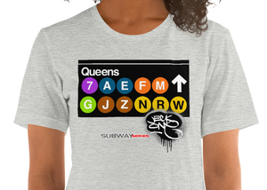 SHORT SLEEVE TEE  (uniSex) : QUEENS -(classic)