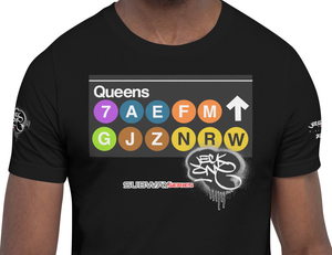 SHORT SLEEVE TEE  (uniSex) : QUEENS -(2020 upgraded classic)