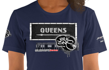 SHORT SLEEVE TEE  (uniSex) :  QUEENS (tiled) -(2020 upgraded classic)