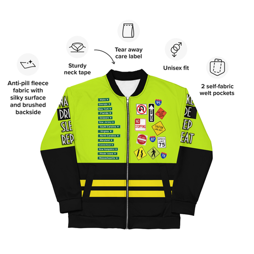 ROAD DOGGS -JECKONE OSACC collab -Unisex Bomber Jacket