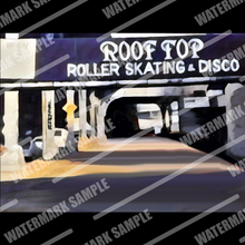 FRAMED POSTER: ROOF TOP : Harlem Streets 1920 -1998-The Art Collection