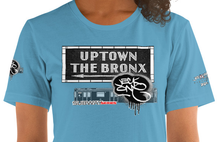 SHORT SLEEVE TEE  (uniSex) :  UPTOWN & THE BRONX (tiled) -(2020 upgraded classic)