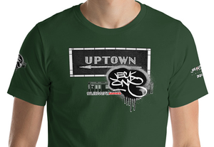 SHORT SLEEVE TEE  (uniSex) : UPTOWN (tiled) -(2020  upgraded classic)