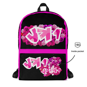 BACKPACK (Premium): PINKROSES BOUQUET -uniSex