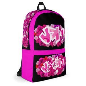 BACKPACK (Premium): PINKROSES BOUQUET -uniSex