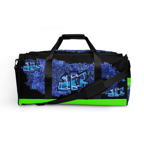 GYM DUFFLE BAG (Premium): DELPHINIUMS BOUQUET