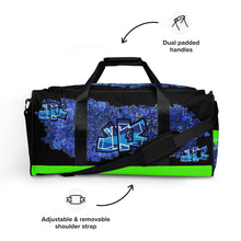 GYM DUFFLE BAG (Premium): DELPHINIUMS BOUQUET