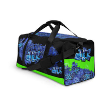 GYM DUFFLE BAG (Premium): DELPHINIUMS BOUQUET