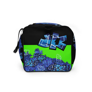 GYM DUFFLE BAG (Premium): DELPHINIUMS BOUQUET