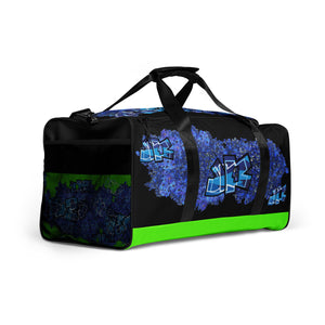 GYM DUFFLE BAG (Premium): DELPHINIUMS BOUQUET