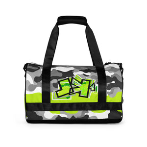 tester -LimeNeonGreen Winter Camo Essential Gym Bag