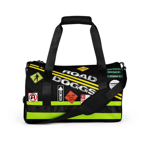 GYM BAG (Essential): OSACC* -JECKONE collab -ROAD DOGG -(SafetyGreen)