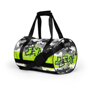 tester -LimeNeonGreen Winter Camo Essential Gym Bag