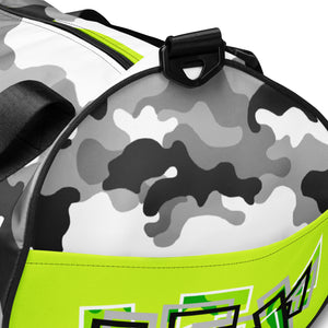 tester -LimeNeonGreen Winter Camo Essential Gym Bag