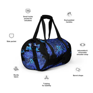 GYM BAG (Essential):  DELPHINIUMS BOUQUET