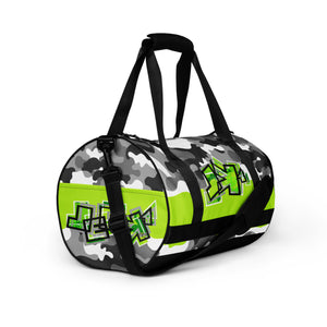 tester -LimeNeonGreen Winter Camo Essential Gym Bag