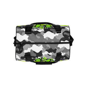 tester -LimeNeonGreen Winter Camo Essential Gym Bag