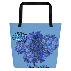 tester urFlowers -JECK1- Large Tote Bag