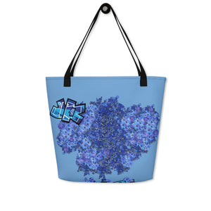 tester urFlowers -JECK1- Large Tote Bag