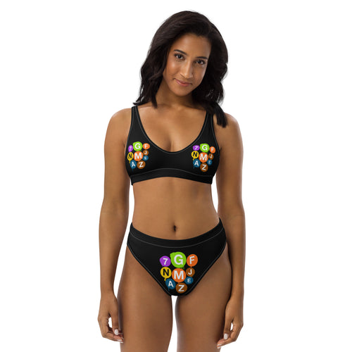 Queens -QGTM -Recycled high-waisted bikini