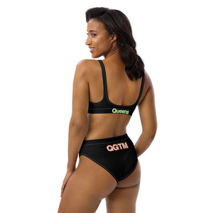 Queens -QGTM -Recycled high-waisted bikini