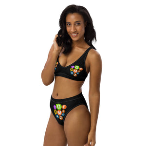 Queens -QGTM -Recycled high-waisted bikini