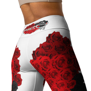 YOGA LEGGINGS: ROSES BOUQUET