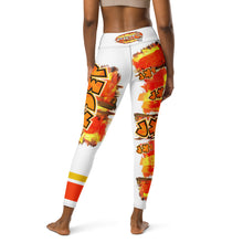 YOGA LEGGINGS:   neon orange HEAT -JECK1