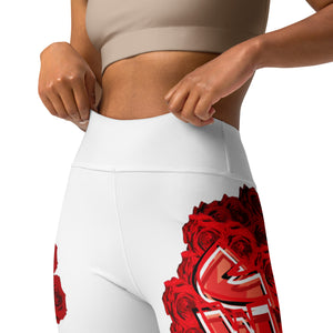 YOGA LEGGINGS: ROSES BOUQUET